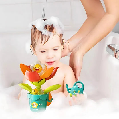 Flower fountain for children's bath