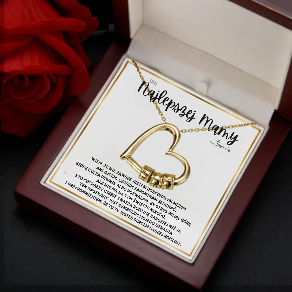 Dla Najlepszej Mamy na Świecie – Grawerowany Naszyjnik Miłości