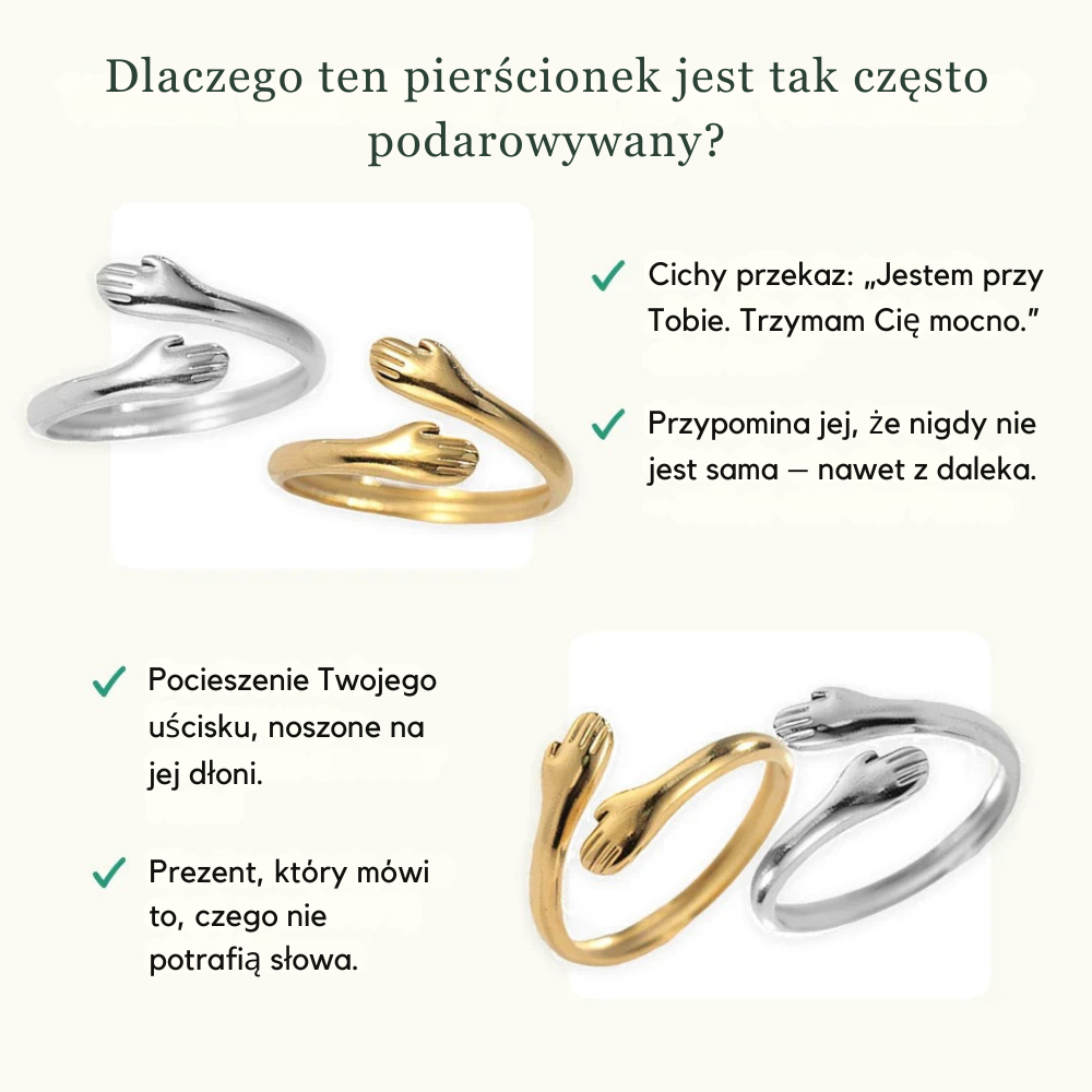 Pierścionek przytulenia