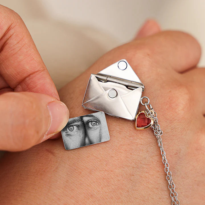 Personalizowany naszyjnik ze zdjęciem ukrytym