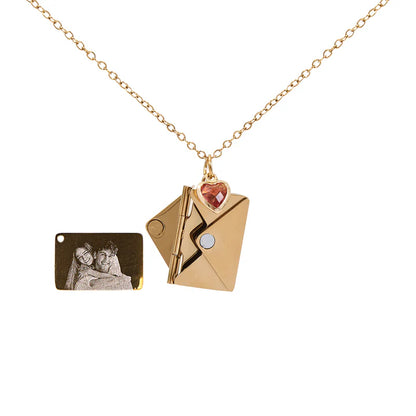 Personalizowany naszyjnik ze zdjęciem ukrytym