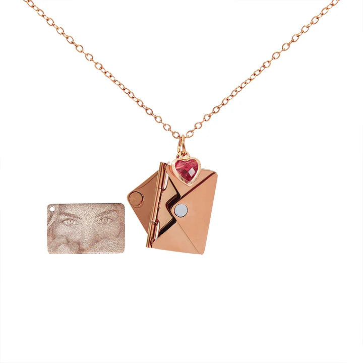 Personalizowany naszyjnik ze zdjęciem ukrytym