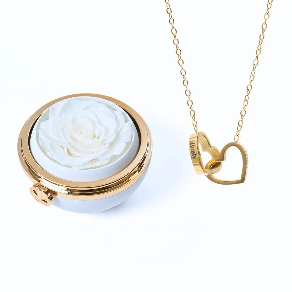 Personalizowany naszyjnik wiecznej pasji i miłości