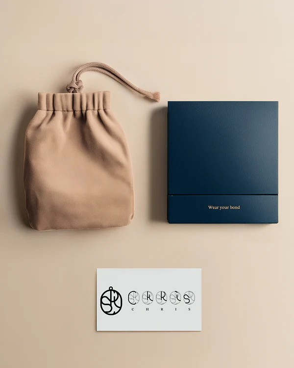 Inicjały Rodzinne Monogram Wisiorek