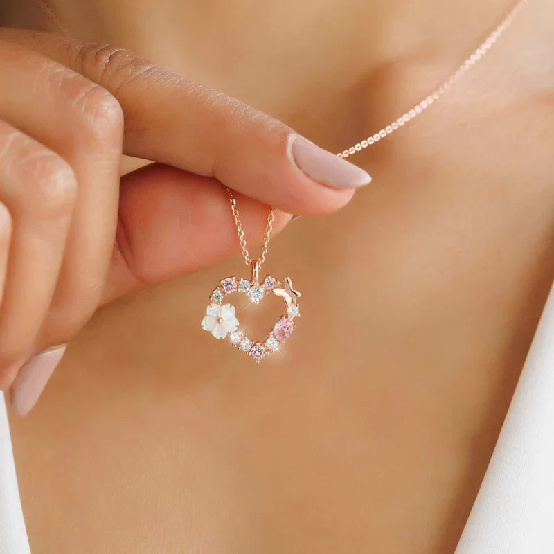 Naszyjnik „Lśniące Serce”, S925