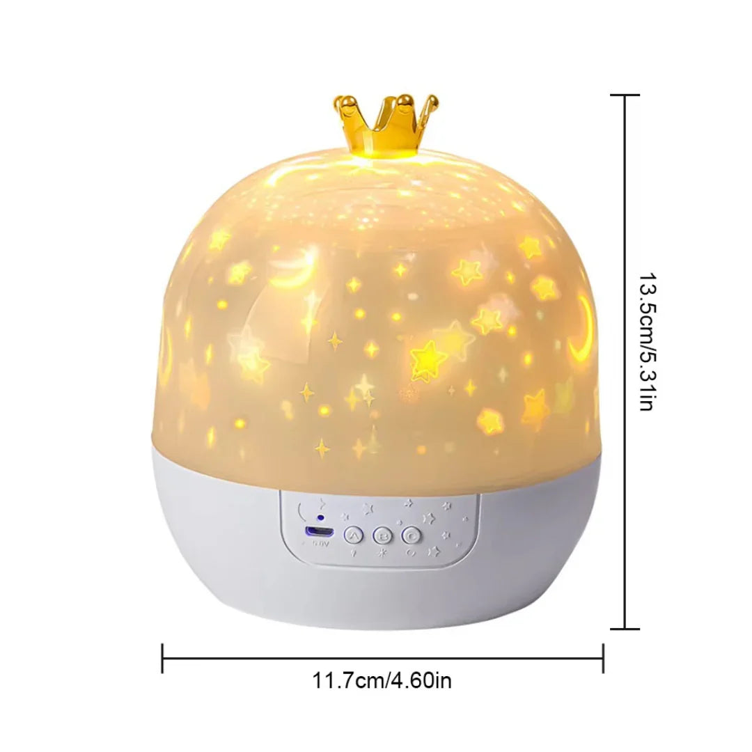 2-in-1 Night Light and Star Projector for Children