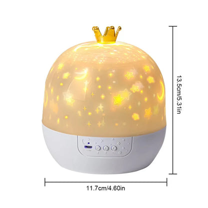 2-in-1 Night Light and Star Projector for Children